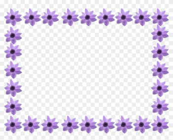 Flowers Border - Summer Flowers Border Transparent