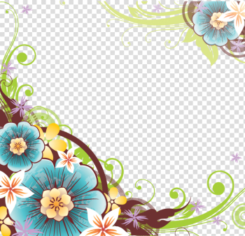 Flowers Borders Png File