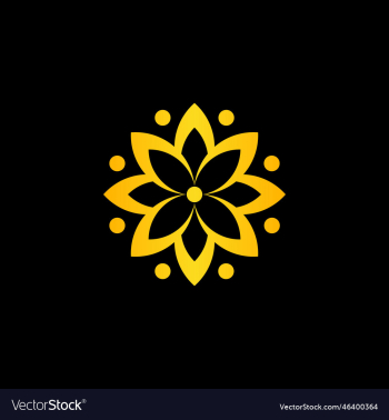 flowers community logo concept design flowers community logo concept design