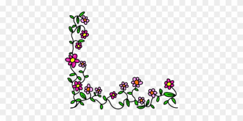 Flowers Doodle Whimsical Cartoon Border Fr - Flowers Frame Cartoon Png Flowers Doodle Whimsical Cartoon Border Fr - Flowers Frame Cartoon Png