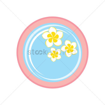 Flowers floating in water Flowers floating in water