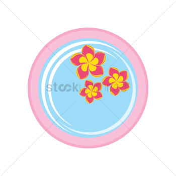 Flowers floating in water Flowers floating in water