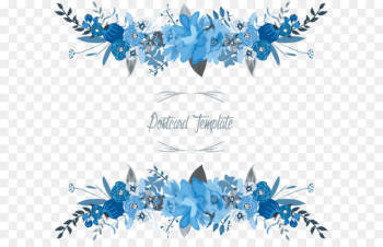 Flowers Floral vector border 