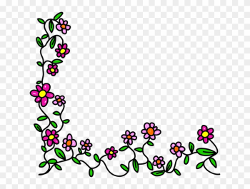 Flowers Frame Cartoon Png Flowers Frame Cartoon Png