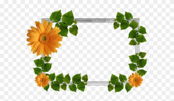 Flowers Frame - Leaf Frame Flowers Frame - Leaf Frame
