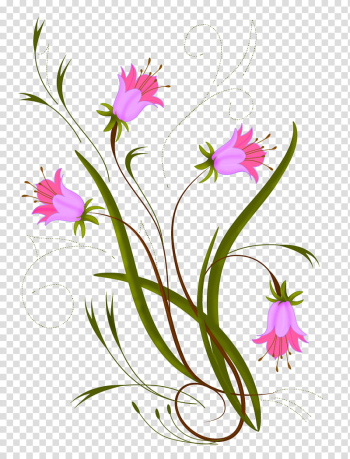 Flowers, pink flowers illustration transparent background PNG clipart Flowers, pink flowers illustration transparent background PNG clipart