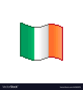 flowing flag of ireland flowing flag of ireland