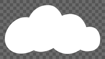 Fluffy cloud shape png sticker, | Free PNG Illustration - rawpixel