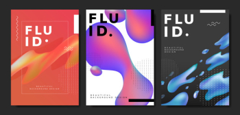 Fluid gradient wallpaper design Fluid gradient wallpaper design