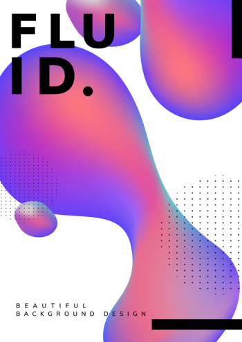 Fluid gradient wallpaper design Fluid gradient wallpaper design