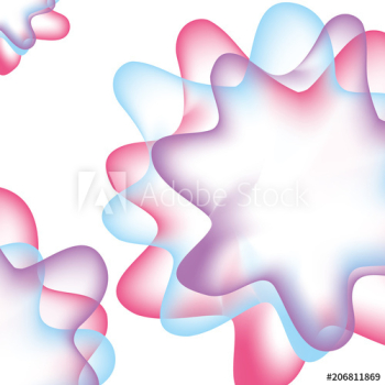 fluid liquid shapes creative abstract neon vector illustration