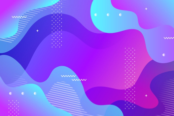 Fluid style background with memphis elements Free Vector Fluid style background with memphis elements Free Vector