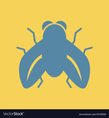 Fly insect vector image Fly insect vector image