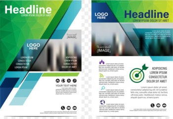 Flyer Brochure Advertising - Vector Polygon City Flyer Flyer Brochure Advertising - Vector Polygon City Flyer