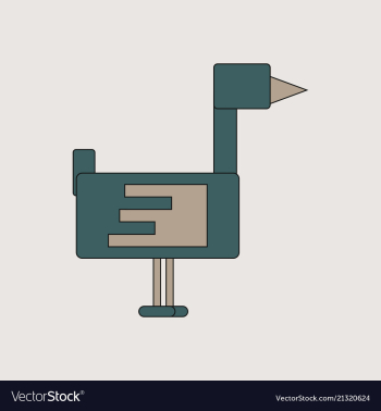 Flying duck silhouette vector image Flying duck silhouette vector image