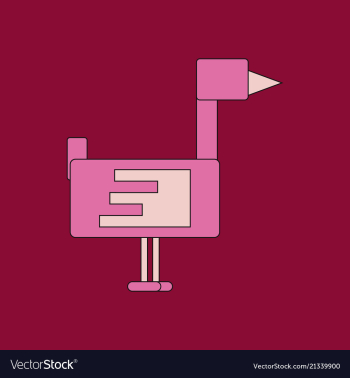 Flying duck silhouette vector image Flying duck silhouette vector image