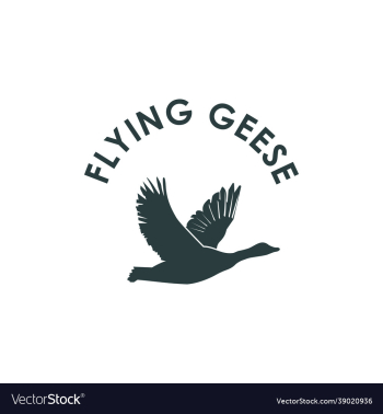 flying geese goose logo silhouette logo design flying geese goose logo silhouette logo design