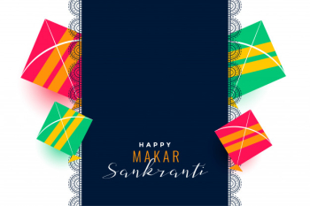 Flying kites for makar sankranti festival Flying kites for makar sankranti festival