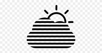 Fog Cloud Hiding The Sun Weather Interface Symbol Vector - Fog Symbol Fog Cloud Hiding The Sun Weather Interface Symbol Vector - Fog Symbol