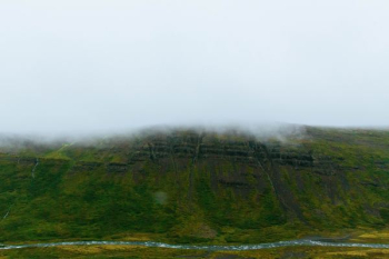 fog covered mountain fog covered mountain