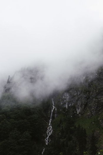 fog covered mountain fog covered mountain