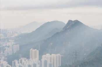 Foggy cityscape Foggy cityscape
