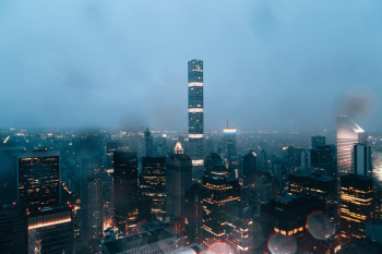 Foggy Night Bright Lights Foggy Night Bright Lights