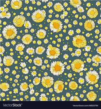 folk floral seamless pattern background