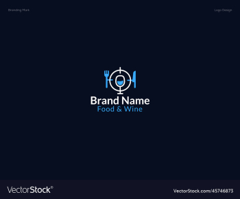 food and wine logo design icon free food and wine logo design icon free