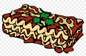 Food, Burger, Italian, Beef, Meat - Lasagna Clip Art Food, Burger, Italian, Beef, Meat - Lasagna Clip Art