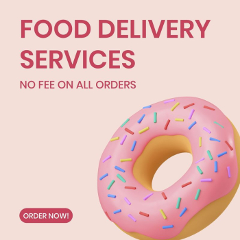 Food delivery Facebook ad template, | Free PSD Template - rawpixel Food delivery Facebook ad template, | Free PSD Template - rawpixel