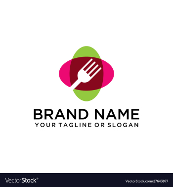 Food drink logo vector image Food drink logo vector image