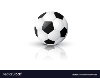 football ball on white background football ball on white background