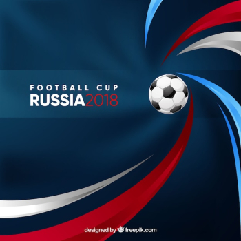 Football cup background with ball Football cup background with ball