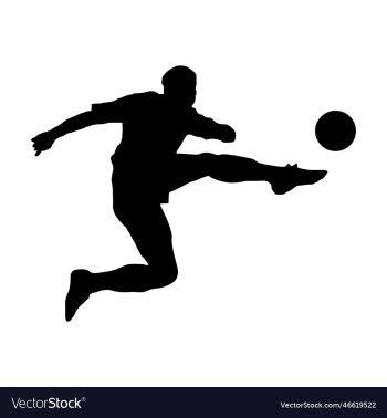 football player silhouette icon