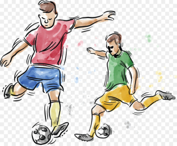 Football player Sport American football - football watercolor 