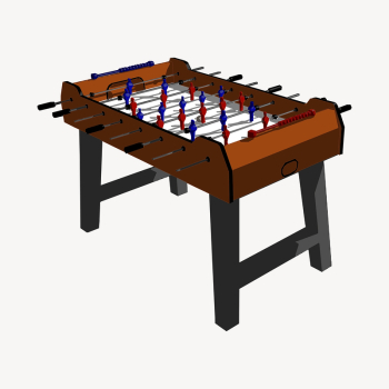 Football table collage element illustration | Free Vector - rawpixel