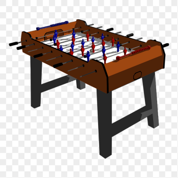 Football table png sticker illustration, | Free PNG - rawpixel