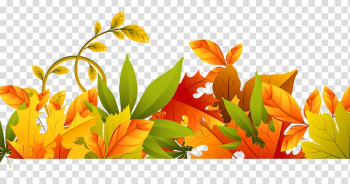 For Fall Borders and Frames Autumn leaf color, autumn transparent background PNG clipart