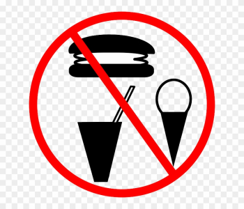 Forbidden Banned, Drinks, Food, Warning, Prohibited, - No Junk Food Symbol Forbidden Banned, Drinks, Food, Warning, Prohibited, - No Junk Food Symbol