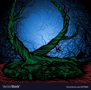 Forest maze vector image Forest maze vector image