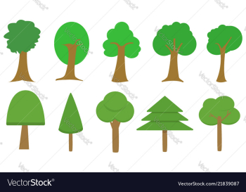 Forest tree vector image Forest tree vector image