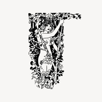 Forest woman clipart, vintage illustration | Free Vector Illustration - rawpixel Forest woman clipart, vintage illustration | Free Vector Illustration - rawpixel