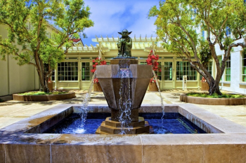 Fountain With Master Yoda Statue Fountain With Master Yoda Statue