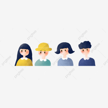 Four Casual Dress Up Cartoon Boy Girl Elements, Four, Leisure ...