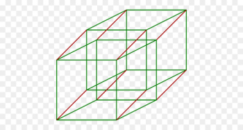 Four-dimensional space Three-dimensional space Clip art Cube - image en trois dimensions 