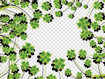 Four-leaf clover Euclidean , Spring leaf clover Clover transparent background PNG clipart