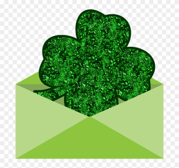 Four Leaf Clover Outline 13, - Shamrock Four Leaf Clover Outline 13, - Shamrock