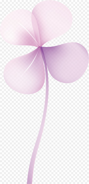 Four-leaf clover - Purple Clover Four-leaf clover - Purple Clover