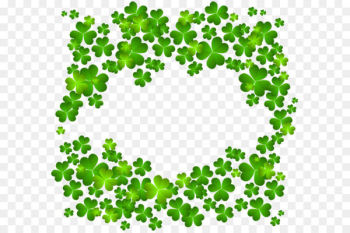 Four-leaf clover Shamrock Clip art - Irish Shamrock Decor PNG Clipart 